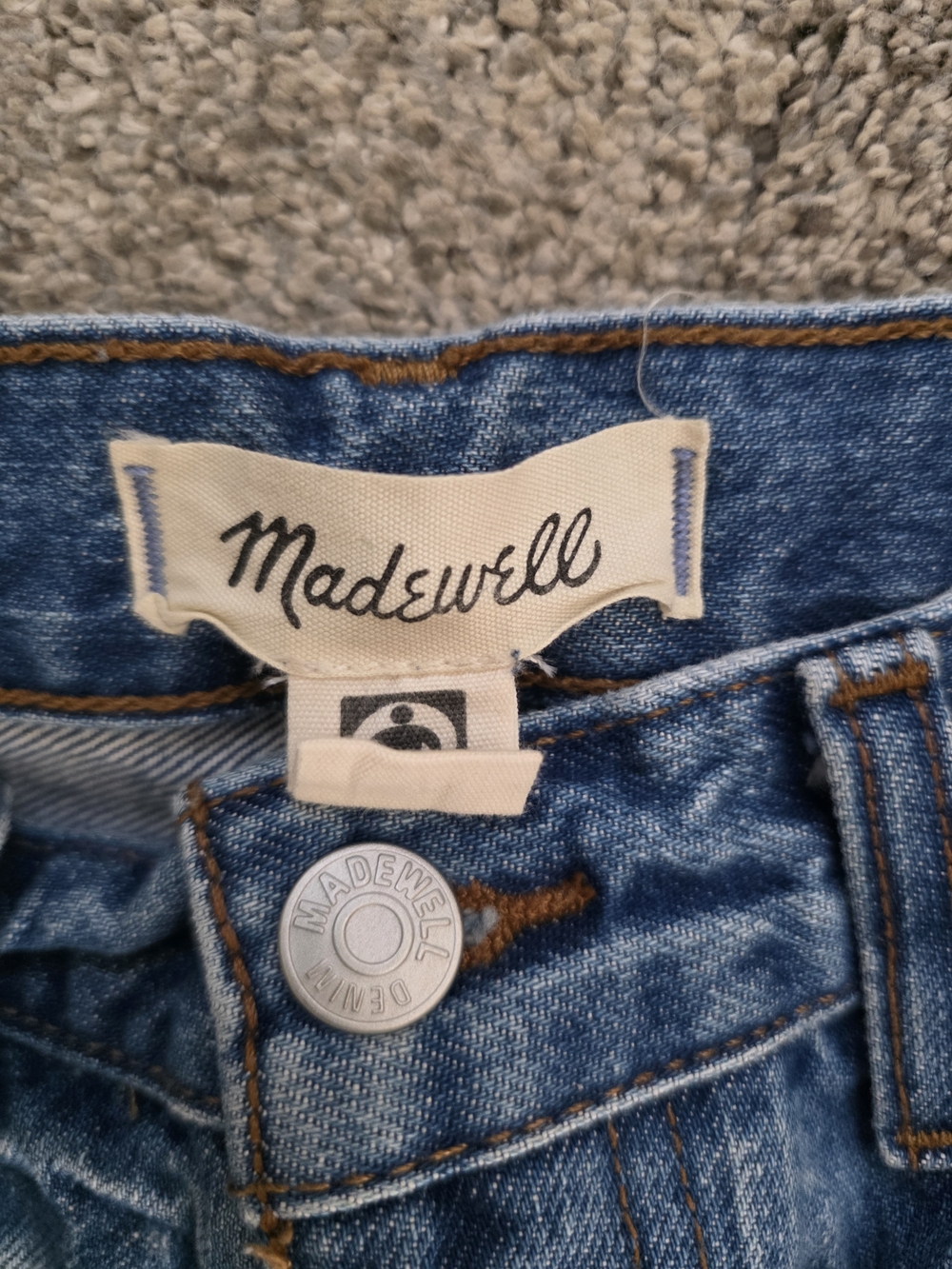 Madewell Low Slung Baggy Denim Jeans 27 Tall - Picture 10 of 16